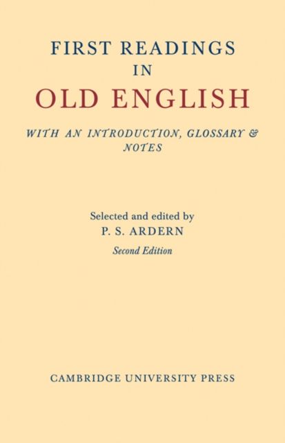 First Readings in Old English