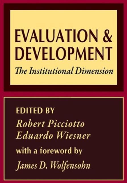 Evaluation and Development : The Institutional Dimension