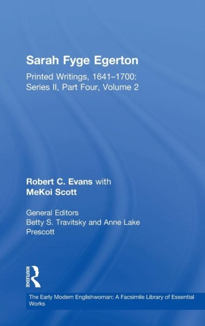Sarah Fyge Egerton : Printed Writings, 1641–1700: Series II, Part Four, Volume 2