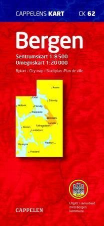 Bergen : bykart = city map = Stadtplan = plan de ville