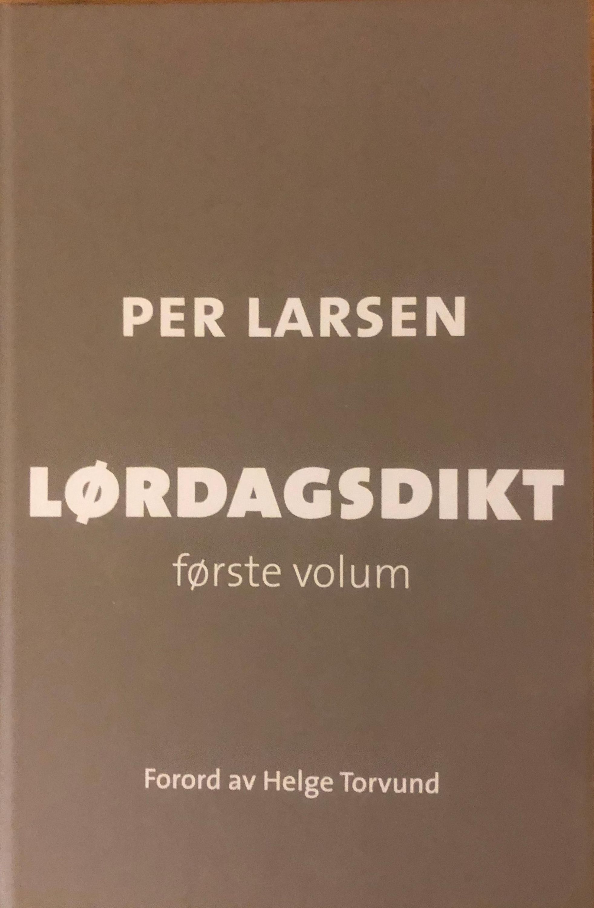 Lørdagsdikt. Første volum