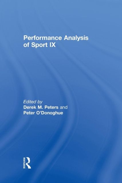 Forsidebilde av Performance Analysis of Sport IX