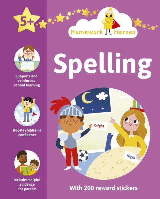 Forsidebilde av Homework Heroes: Spelling : With 200 Reward Stickers