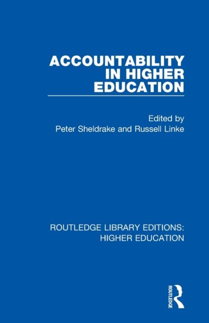 Accountability in Higher Education
