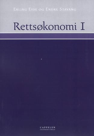 Forsidebilde av Rettsøkonomi 1