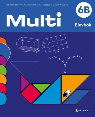 Multi 6B, 3. utg. : matematikk for barnesteget. Elevbok