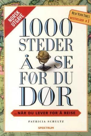 1000 steder å se før du dør