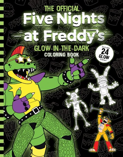 Five nights at Freddy's glow-in-the-dark coloring book
