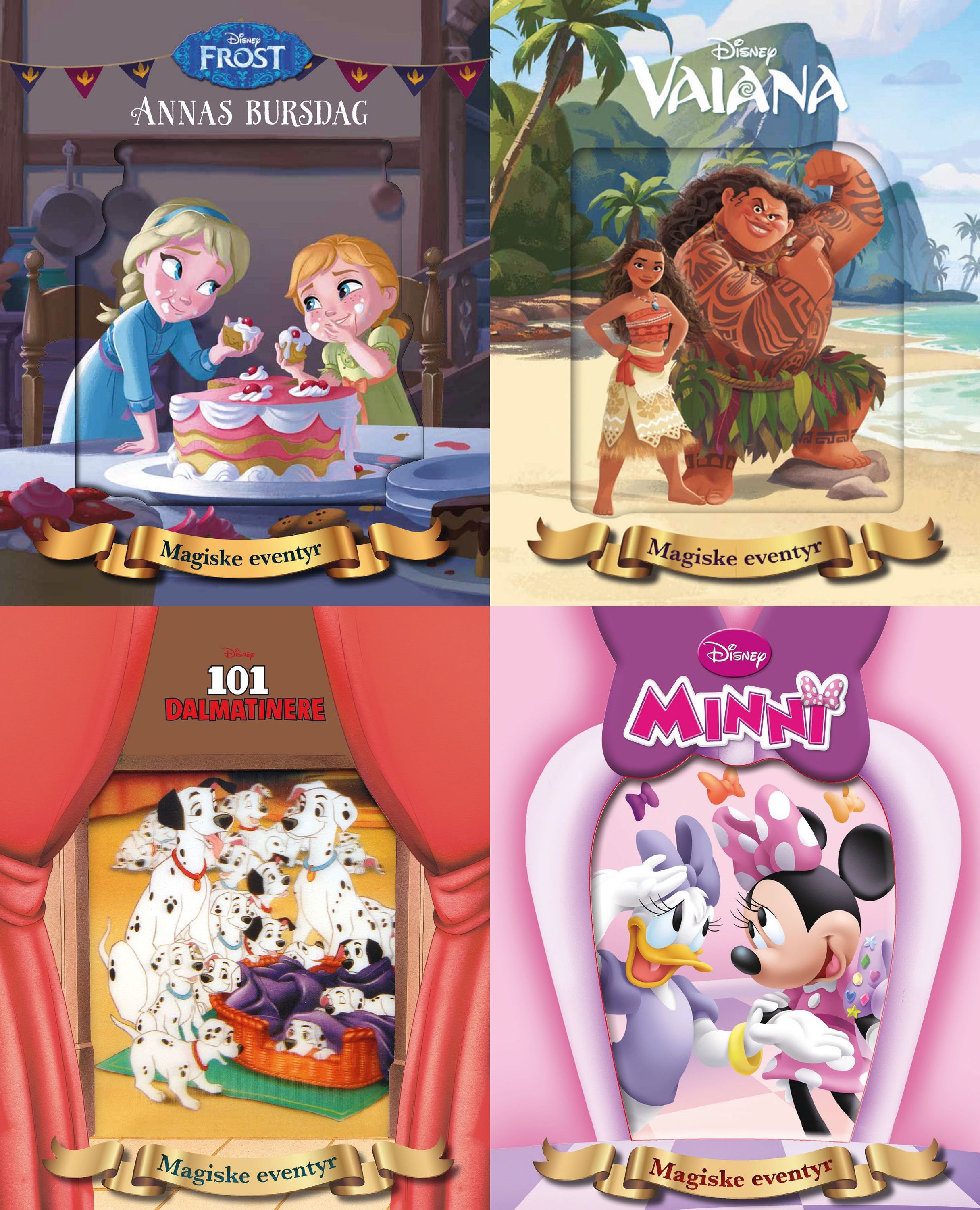 Disney magiske eventyr-pakke. Rosa