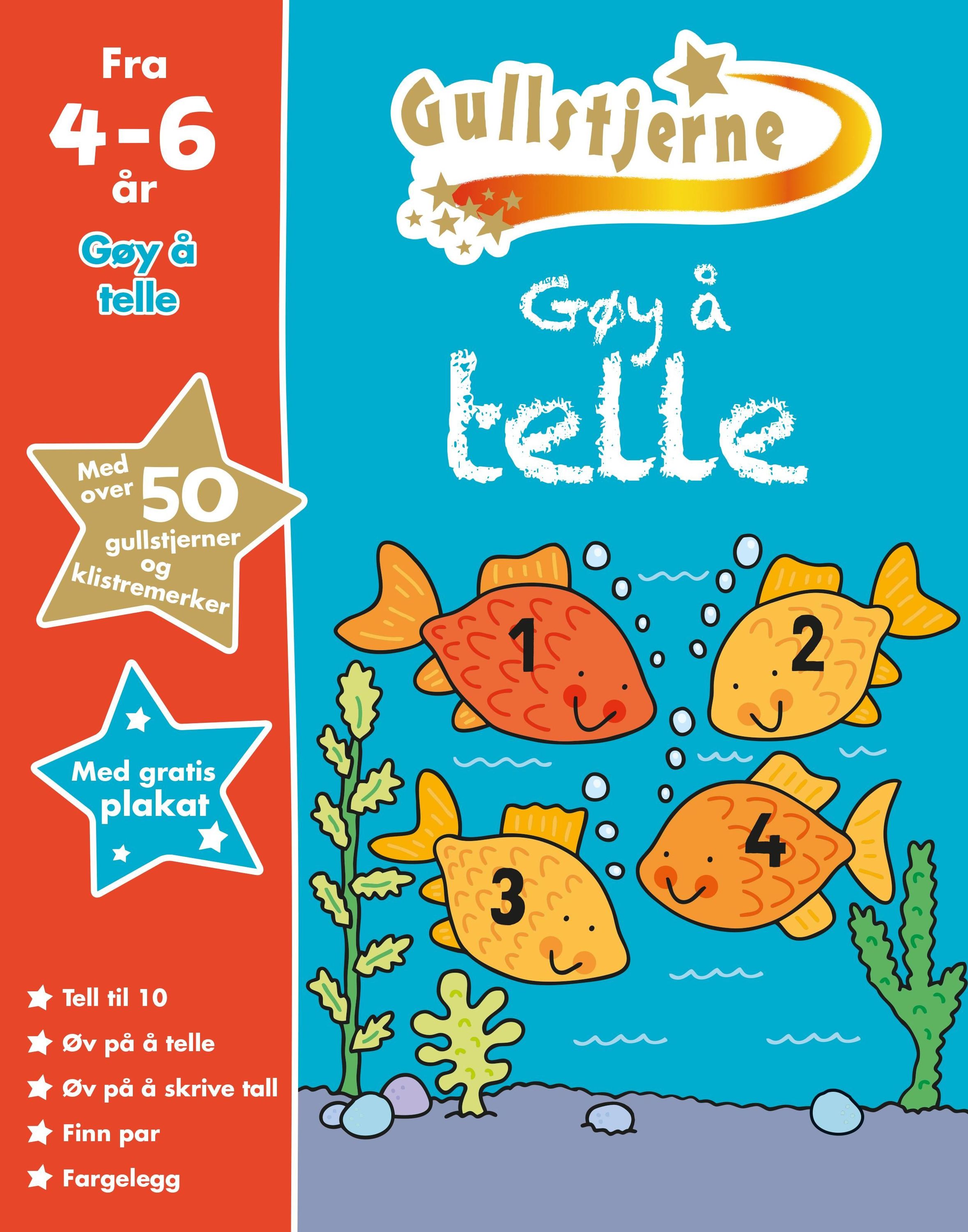 Gøy å telle : gullstjerne 4-6 år