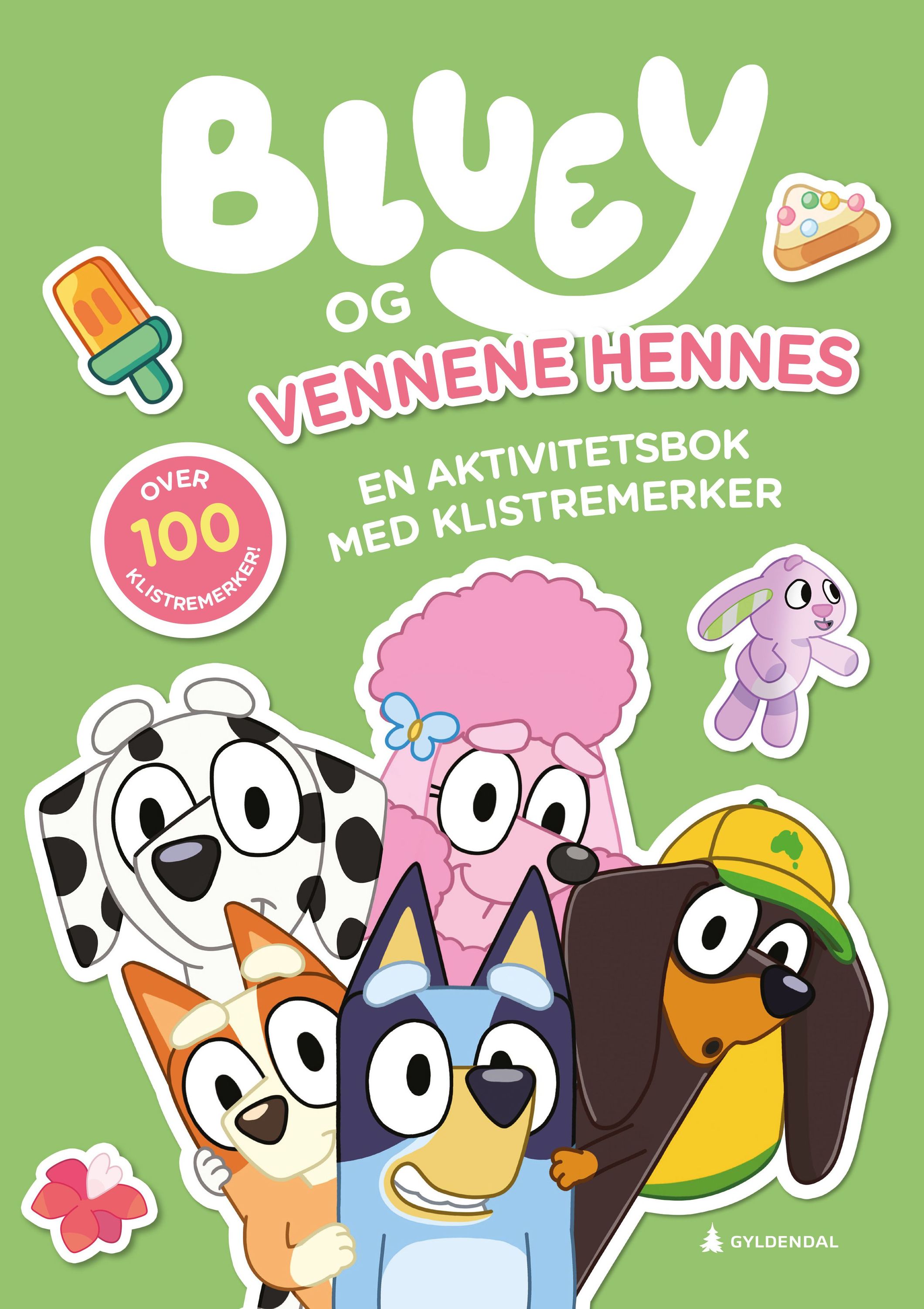 Bluey og vennene hennes : en aktivitetsbok med klistremerker