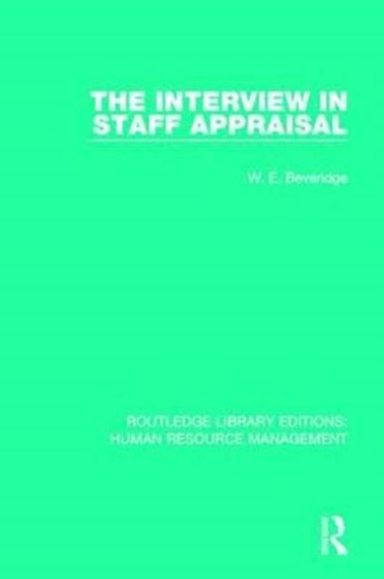 The Interview in Staff Appraisal