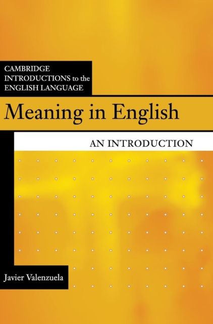 Meaning in English : An Introduction