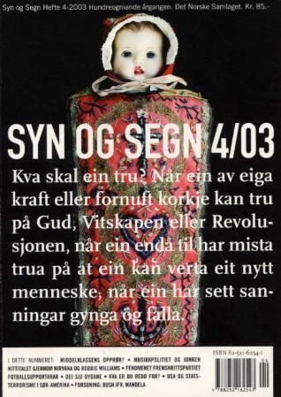 Syn og segn : hefte 4-2003
