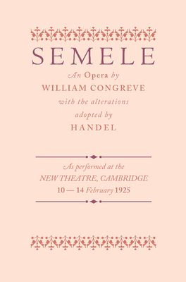 Semele : An Opera