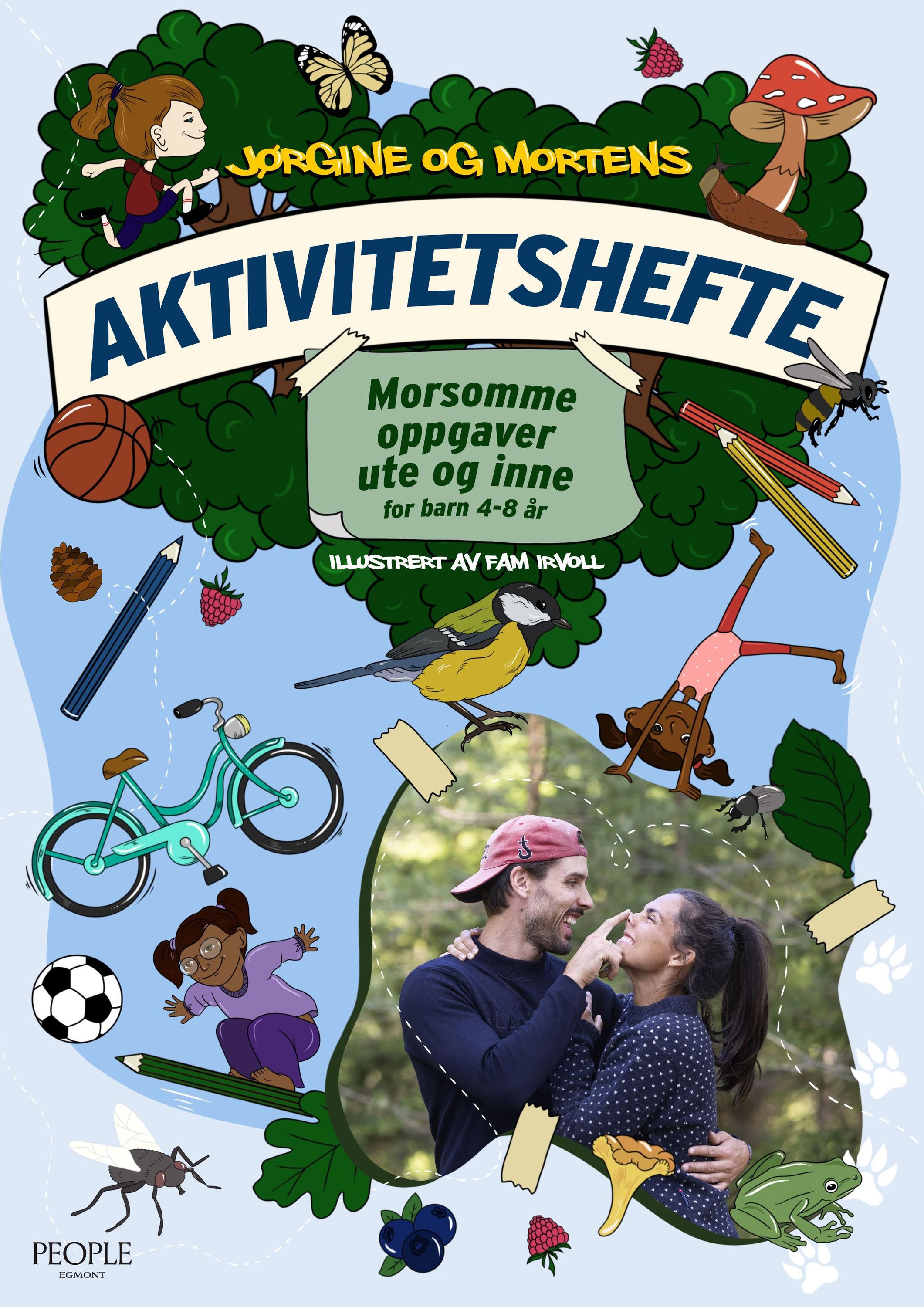 Jørgine og Mortens aktivitetshefte : morsomme oppgaver ute og inne