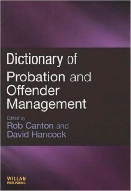 Dictionary of Probation and Offender Management