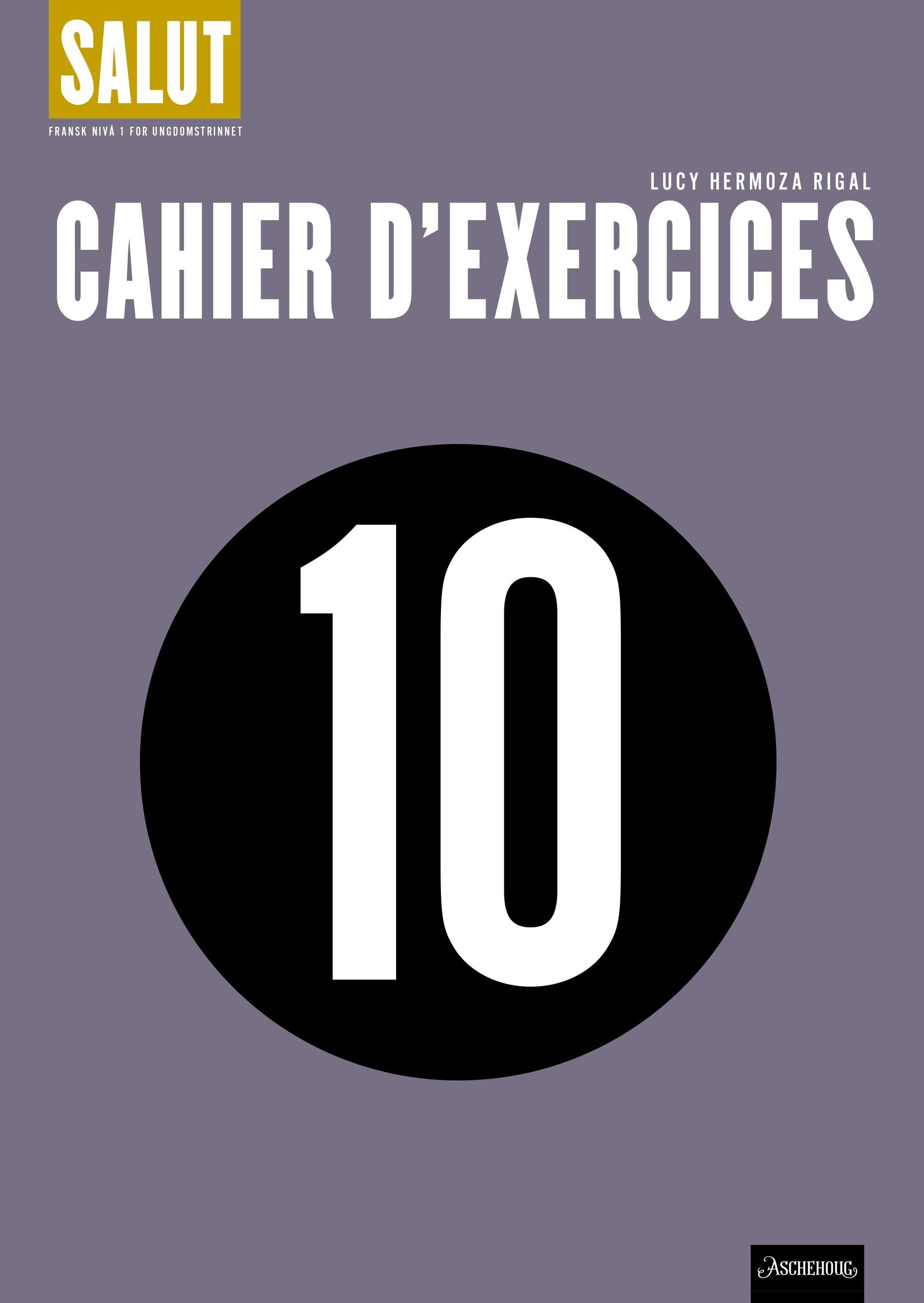 Salut 10 : fransk nivå 1 for ungdomstrinnet. Cahier d'exercices