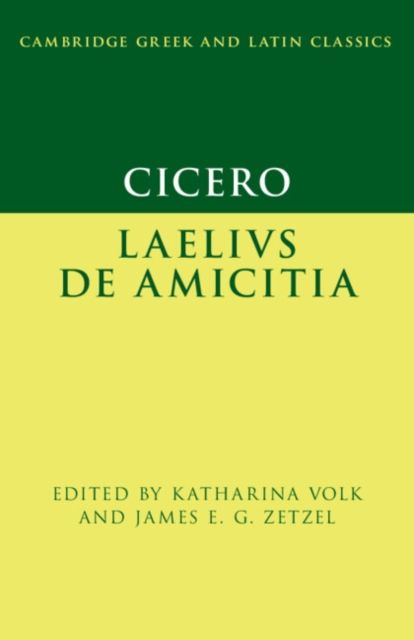 Cicero: Laelius de amicitia