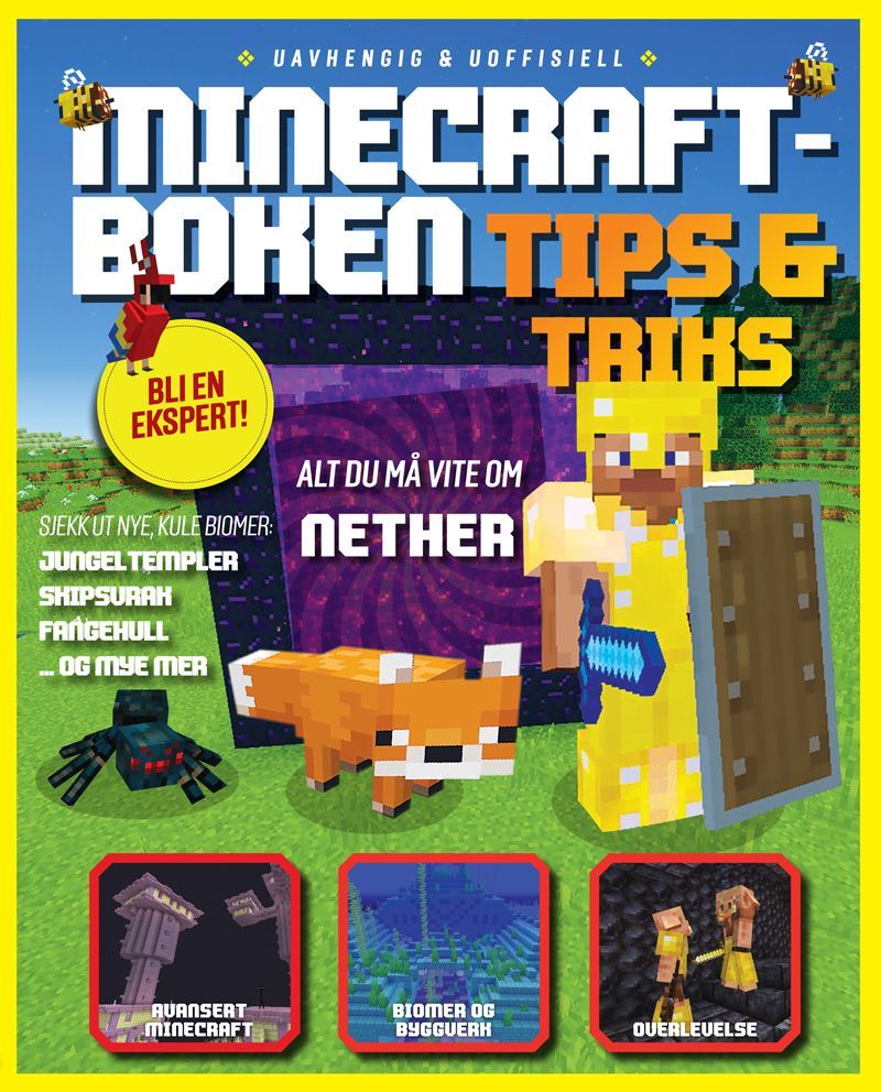 Minecraft-boken : tips & tricks