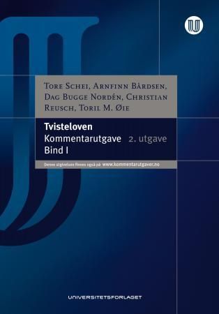 Tvisteloven : (lov av 17. juni 2005 nr. 90 om mekling og rettergang i sivile tvister) : kommentarutgave. Bind I. $$ 1-1 til 20-12