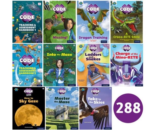 Project X CODE Yellow-Lime Book Bands Oxford Levels 3-11 Super Easy Buy Pack