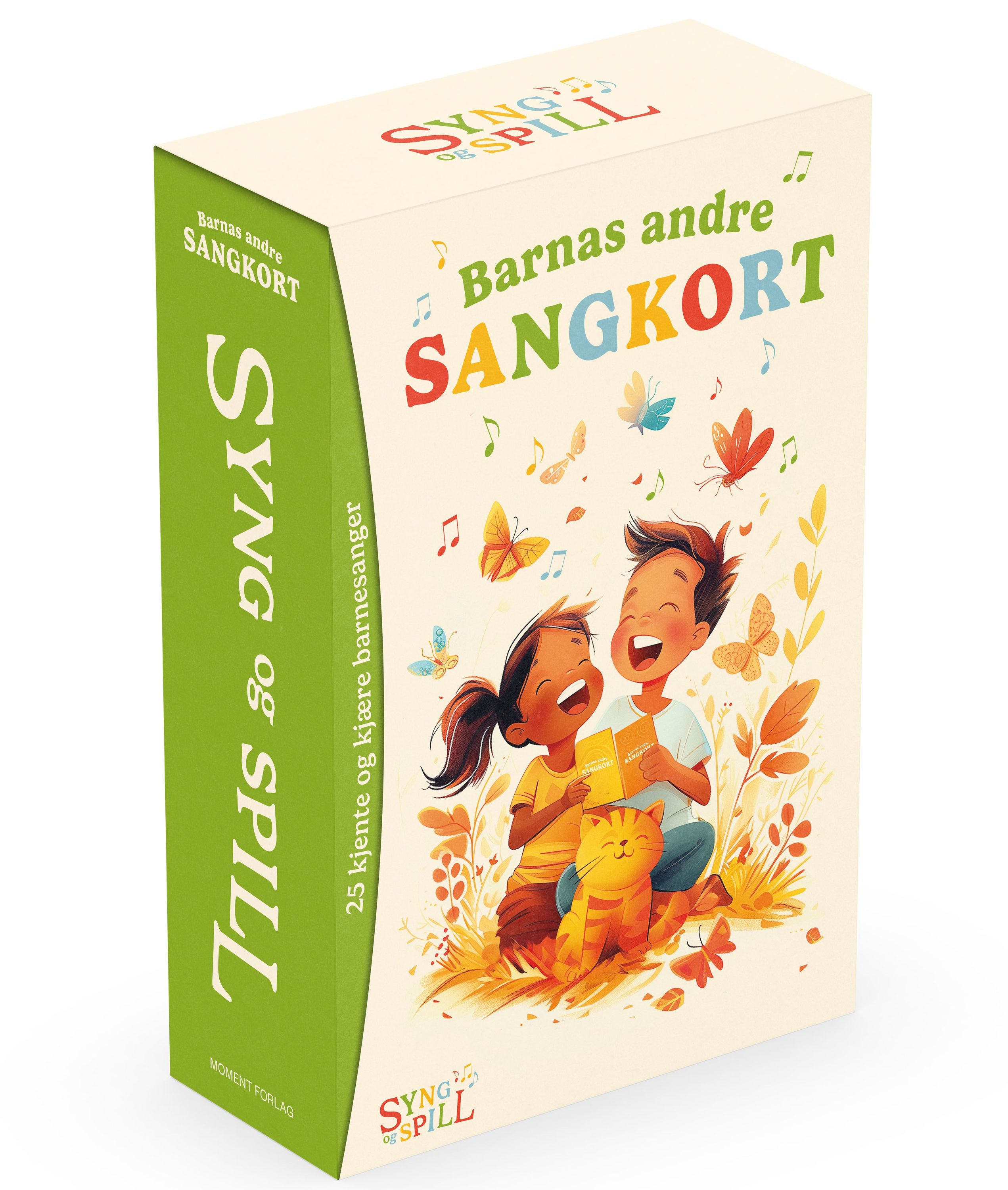 Barnas andre sangkort : syng og spill