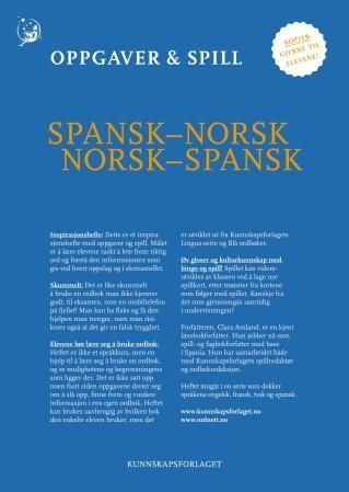 Oppgaver & spill : spansk-norsk, norsk-spansk