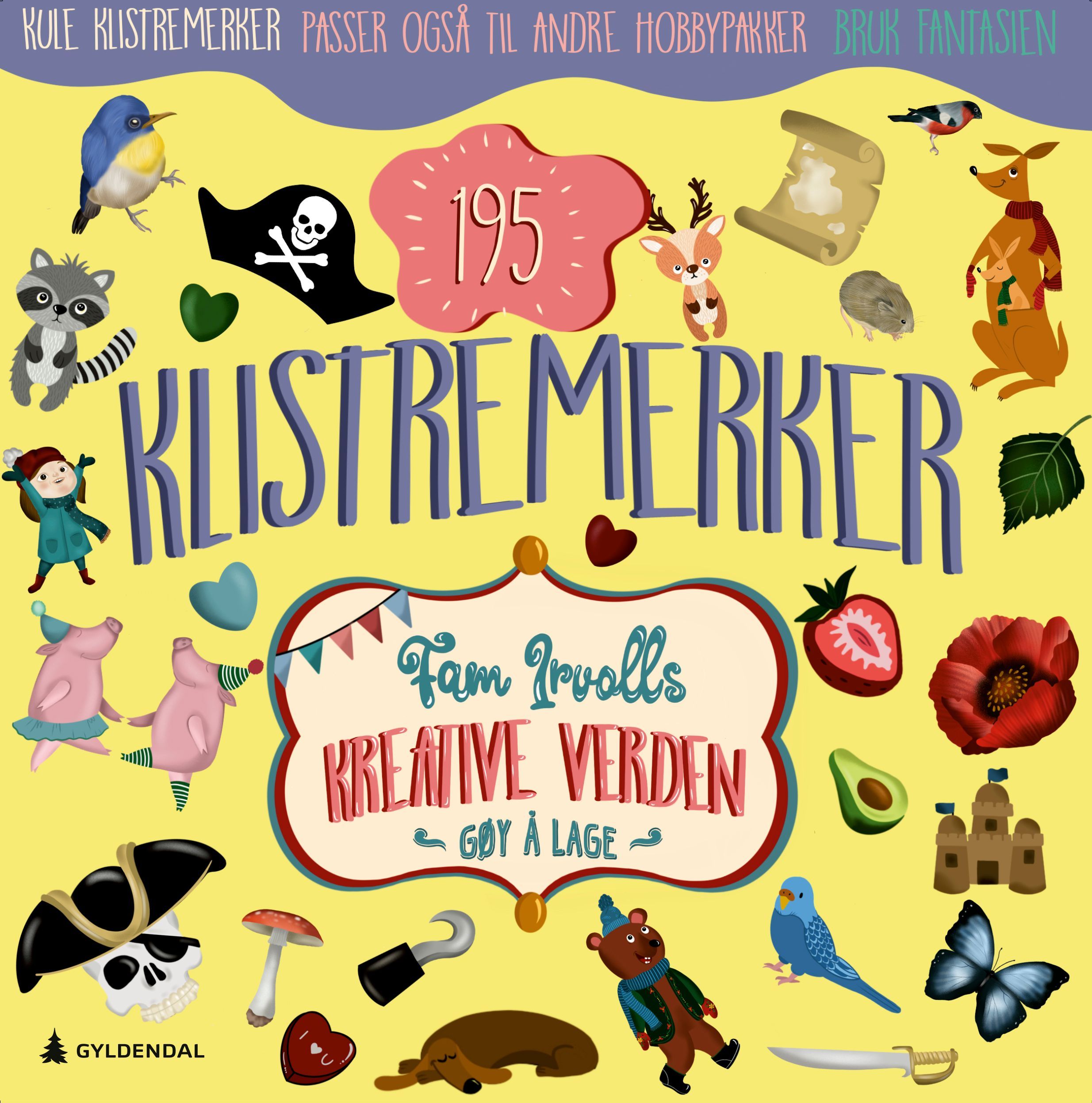 195 klistremerker : gøy å lage