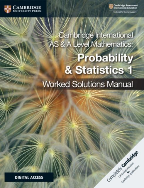 Forsidebilde av Cambridge International AS & A Level Mathematics Probability & Statistics 1 Worked Solutions Manual with Digital Access