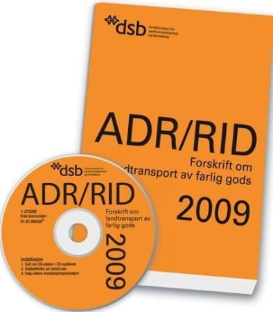 ADR/RID : forskrift 1. april 2009 om landtransport av farlig gods