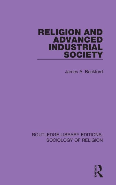Religion and Advanced Industrial Society