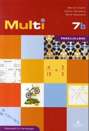 Multi 7b : matematikk for barnesteget. Parallellbok