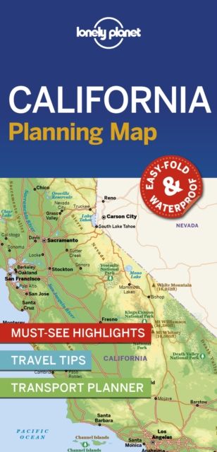 Lonely Planet California Planning Map