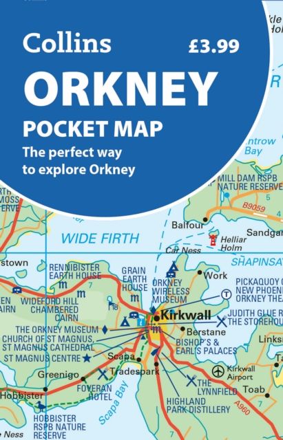 Forsidebilde av Orkney Pocket Map : The Perfect Way to Explore Orkney