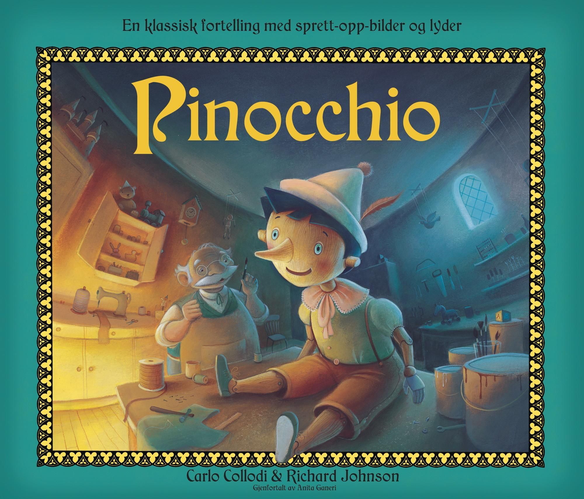 Pinocchio : en klassisk fortelling med sprett-opp-bilder og lyder