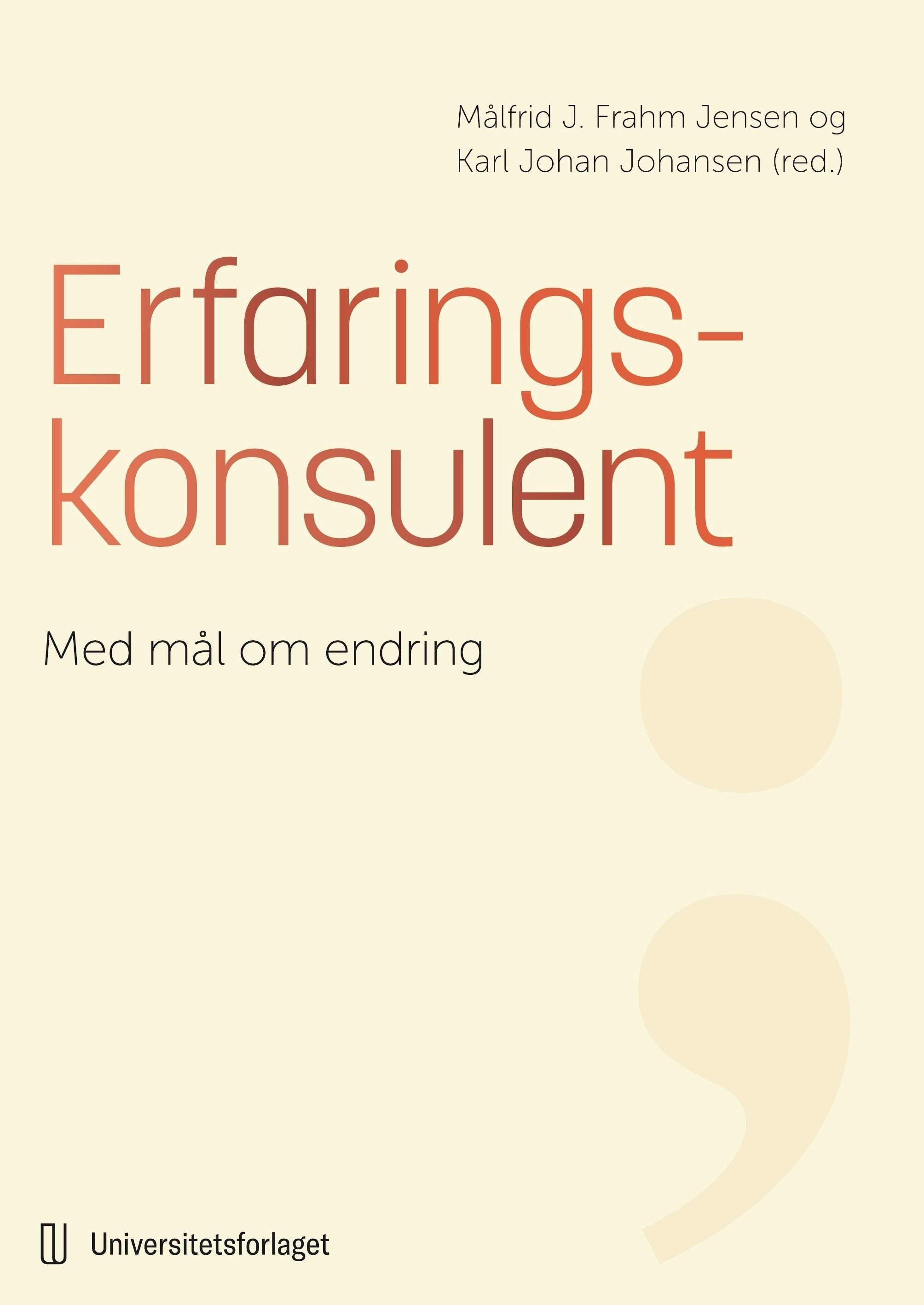 Erfaringskonsulent : med mål om endring