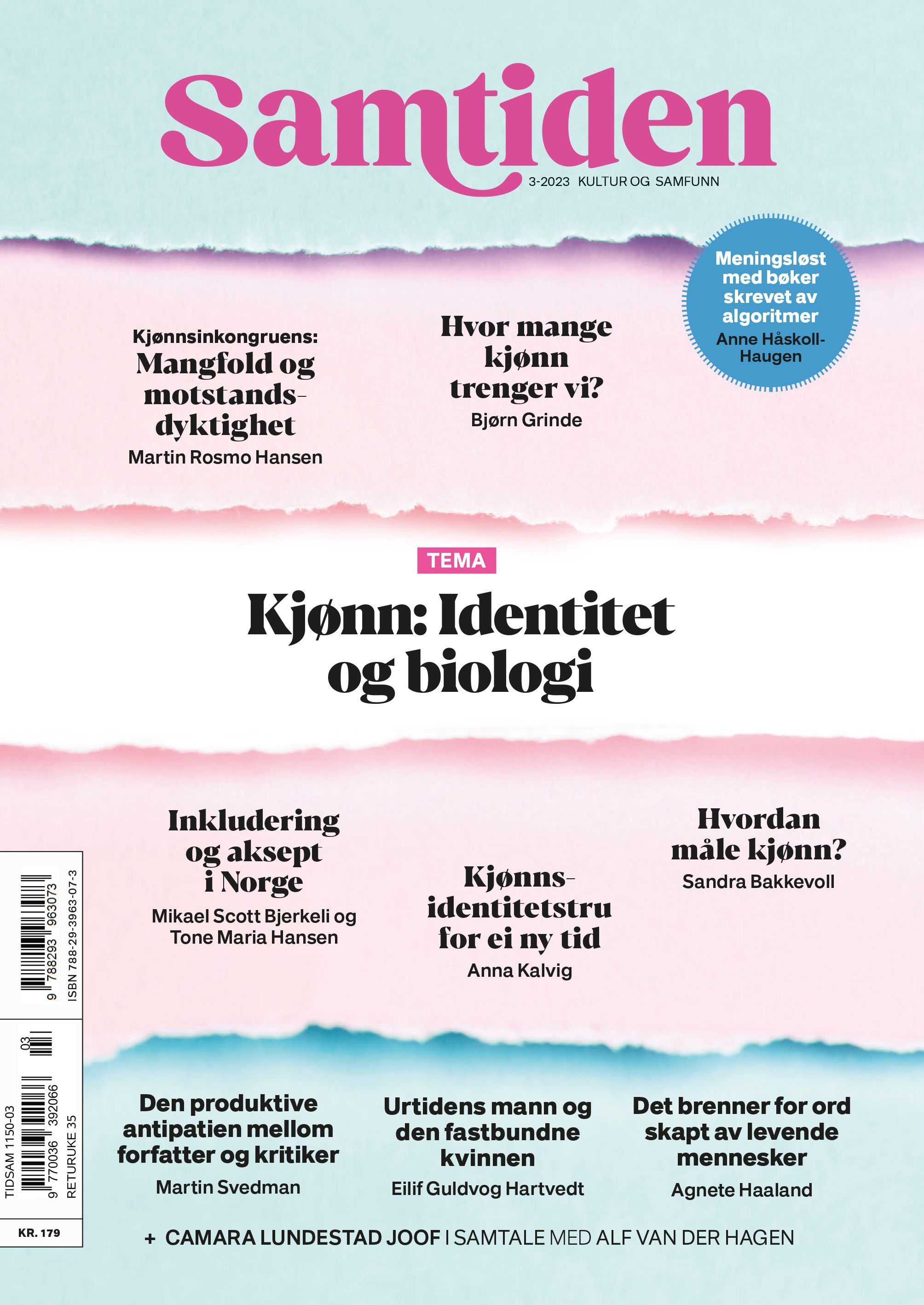 Samtiden. Nr. 3 2023 : kultur og samfunn