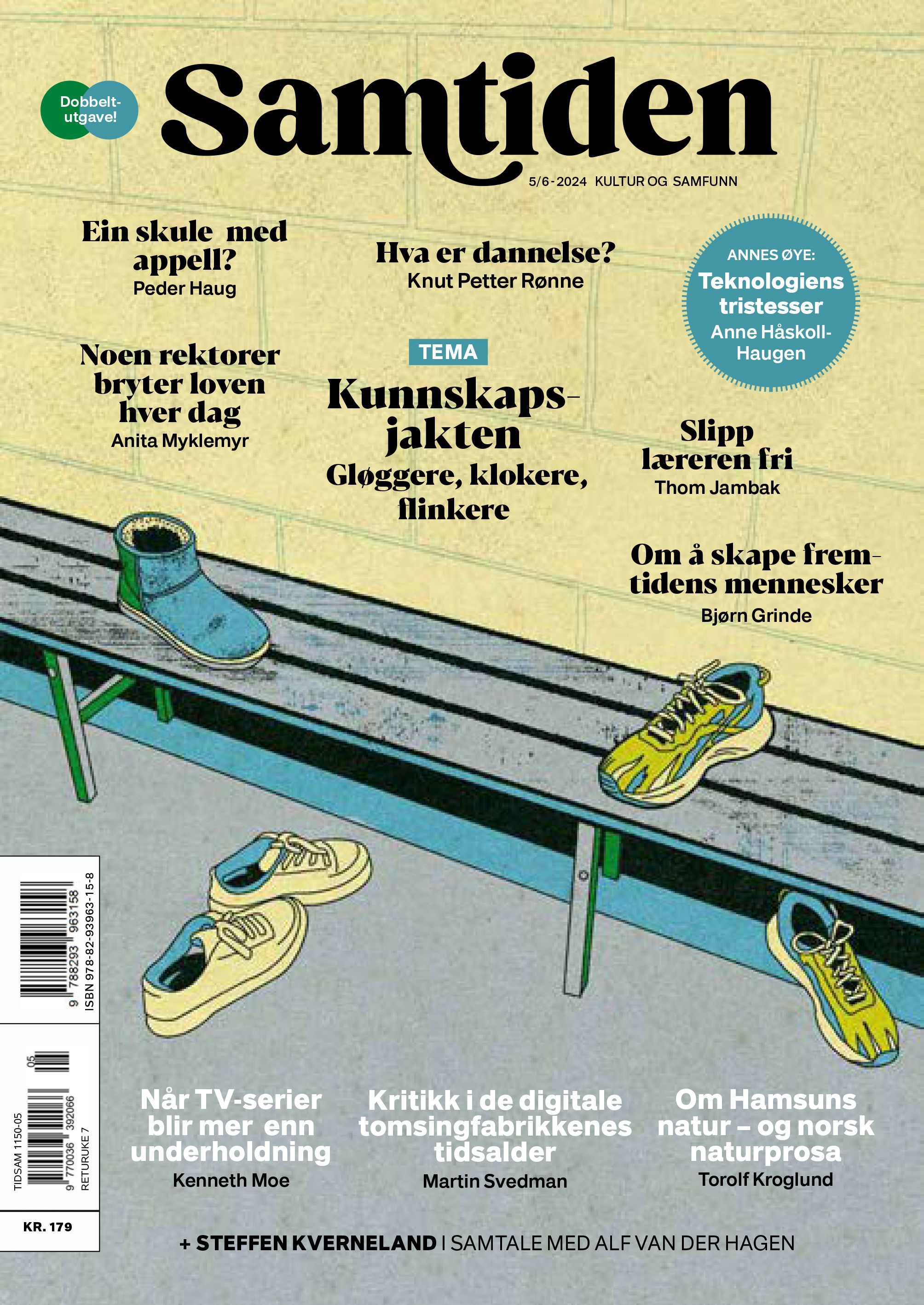 Samtiden : kultur og samfunn. 5/6-2024. Kunnskapsjakten : gløggere, klokere, flinkere