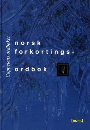 Forsidebilde av Norsk forkortingsordbok