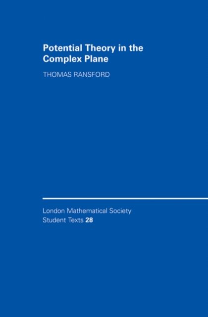 Potential Theory in the Complex Plane