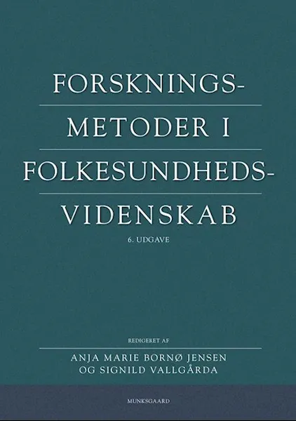 Forsidebilde av Forskningsmetoder i folkesundhetsvidenskap