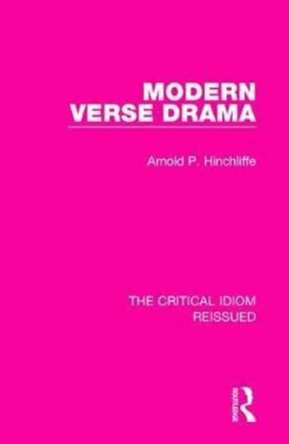 Modern Verse Drama