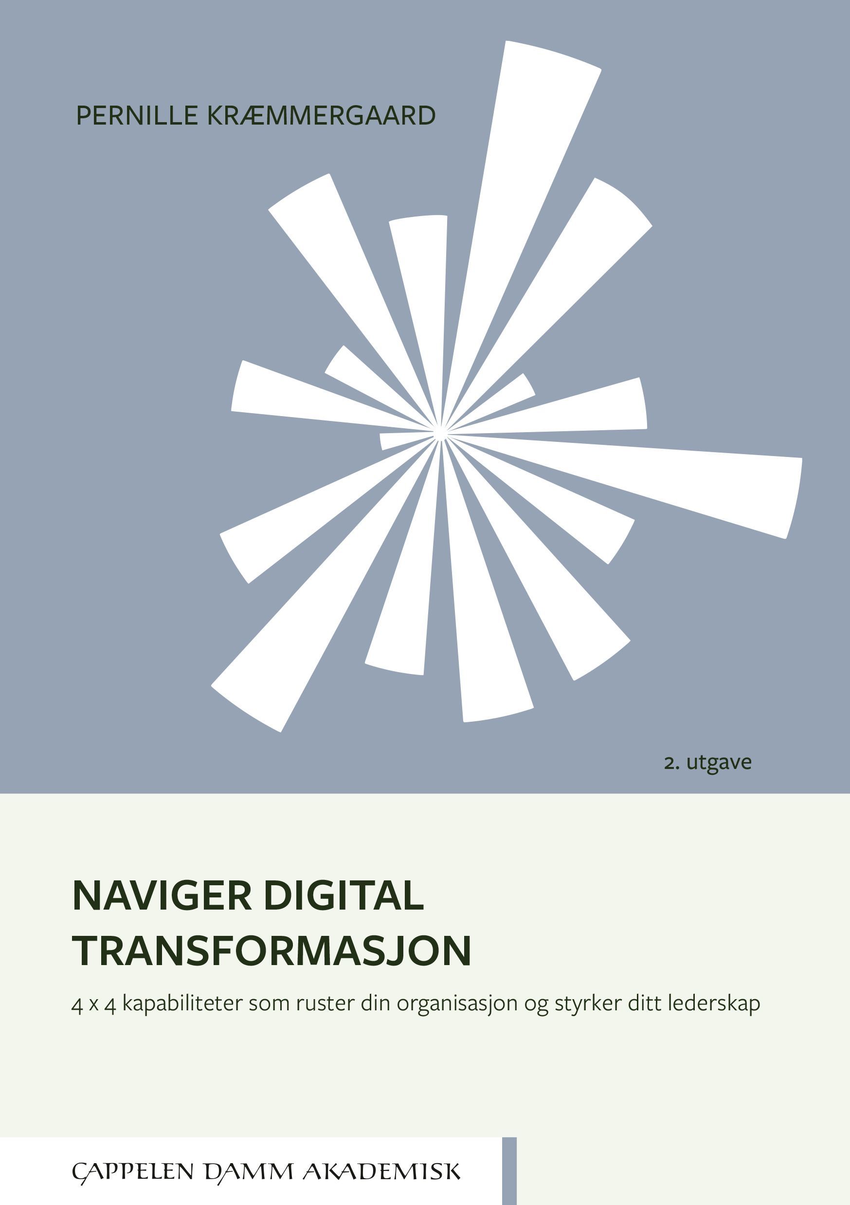 Forsidebilde av Naviger digital transformasjon : 4 x 4 kapabiliteter som ruster din organisasjon og styrker ditt lederskap