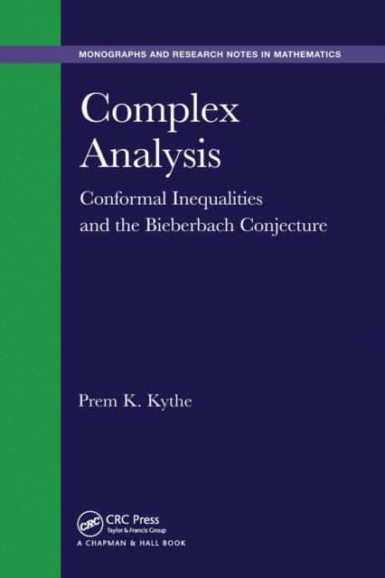 Complex Analysis : Conformal Inequalities and the Bieberbach Conjecture
