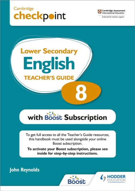Cambridge Checkpoint Lower Secondary English Teacher's Guide 8 with Boost Subscription : Third Edition