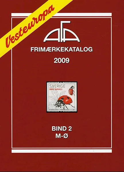 Forsidebilde av AFA Vesteuropa frimærkekatalog 2009 (Bind 2, M-Ø)