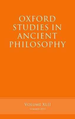 Oxford Studies in Ancient Philosophy, Volume 42