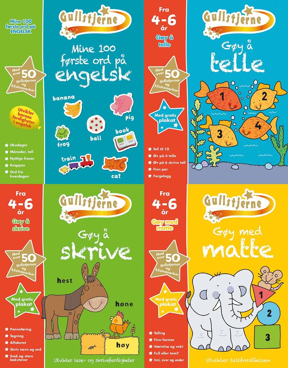 Forsidebilde av Gullstjerne-aktivitetspakke. 5-7 år