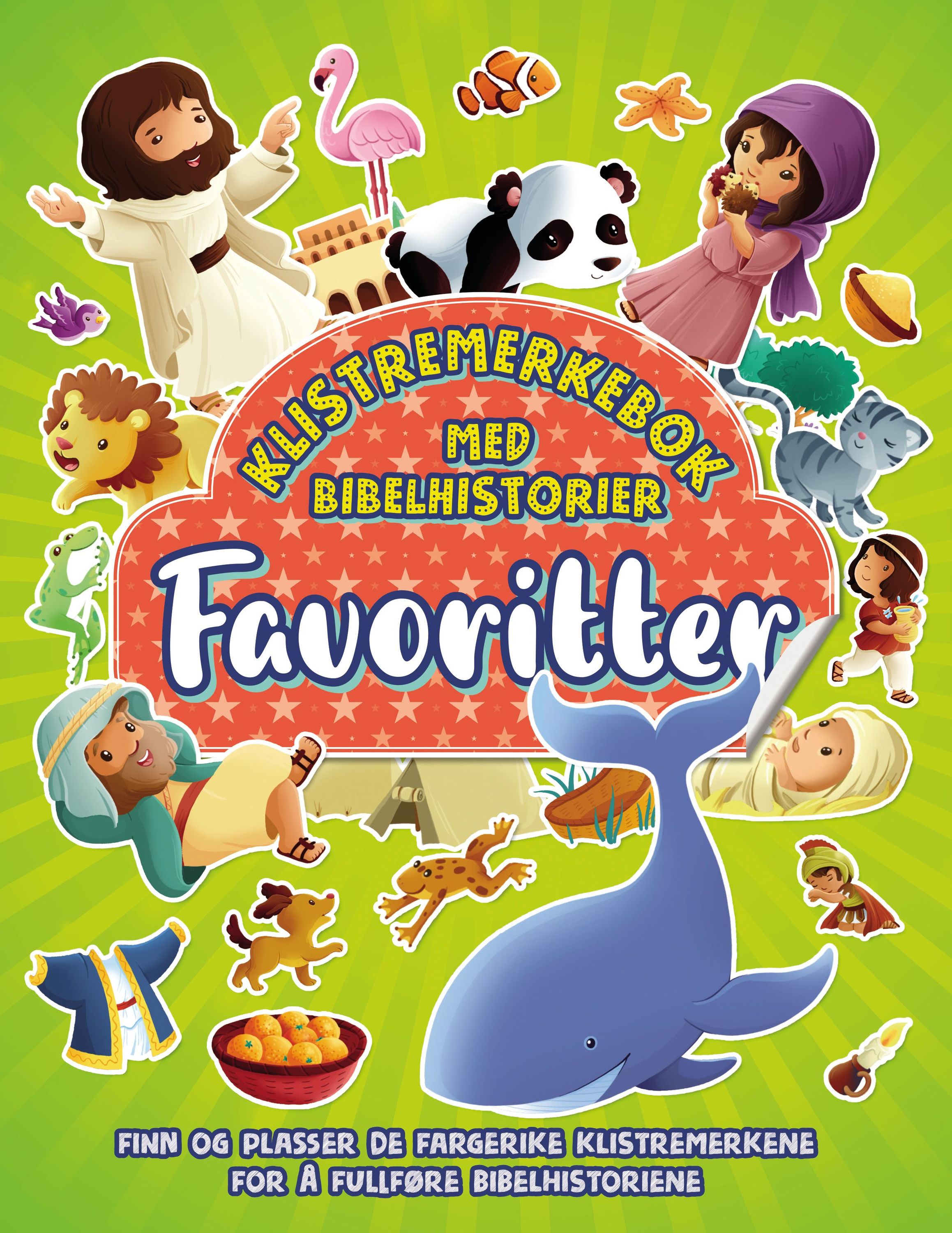 Favoritter : klistremerkebok med bibelhistorier